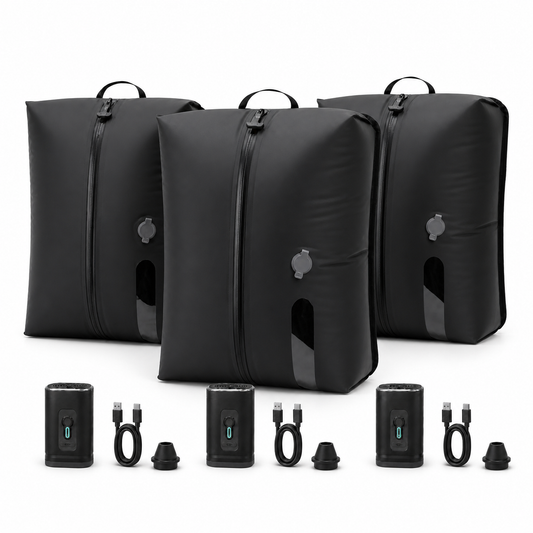 Krovo Jet Pack™ — 17L Travel Compression Kit — 3× Pack